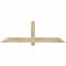 Ekena Millwork Eugene Rough Sawn Timber Gable Bracket, Douglas Fir, 60"W x 20"H x 2"D x 4"F, 8/12 Pitch GBW060X20X0204EUG00RDF - alternate 1